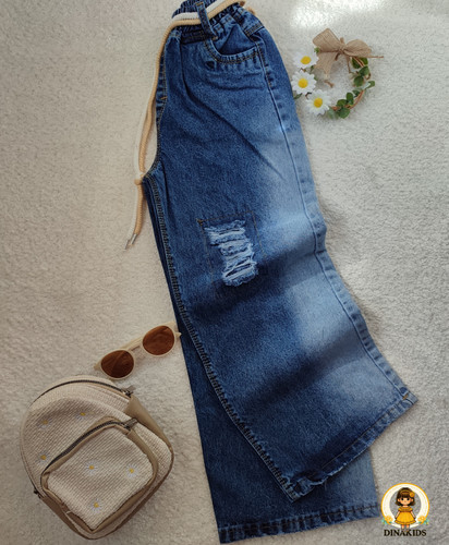 شلوار جین بگ اسپرت زاپ دار