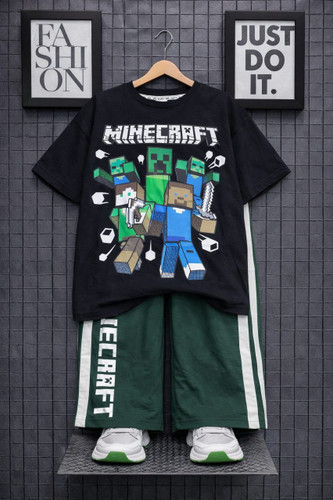 ست تیشرت و شلوار ماینکرافت