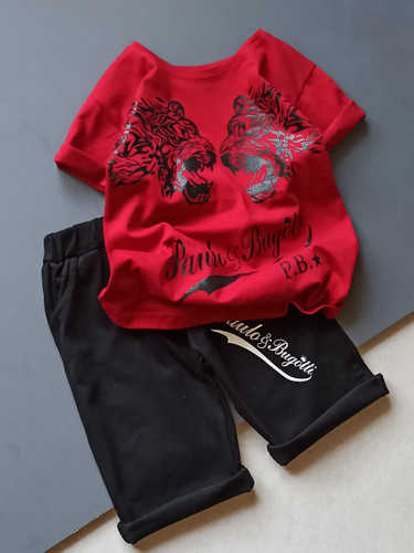 ست تیشرت و شلوارک راحتی